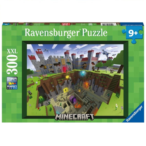 Ravensburger Puslespil 300brk. - Minecraft Cutaway