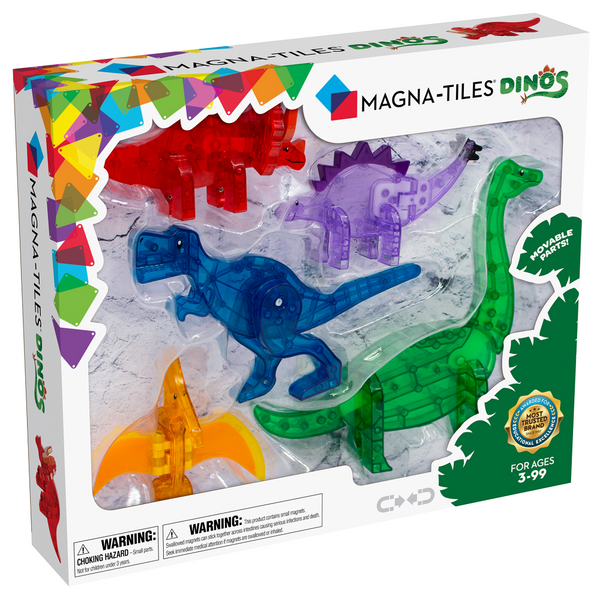 Magna-Tiles - Dino figurer 5 stk