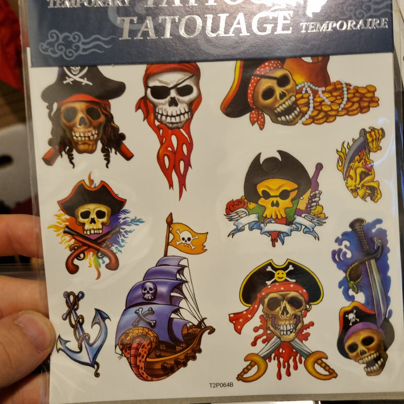 Temporary tattoo pirater