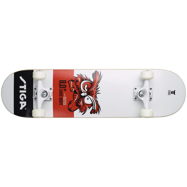 STIGA - Skateboard Owl 8.0 White - STIGA