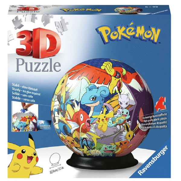 Ravensburger 3D-Puslespil 73brk. - Pokémon Puzzle-Ball