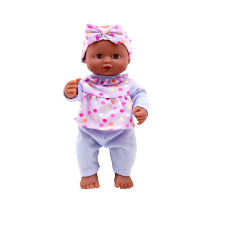 Baby Emily - mørk - 25 cm