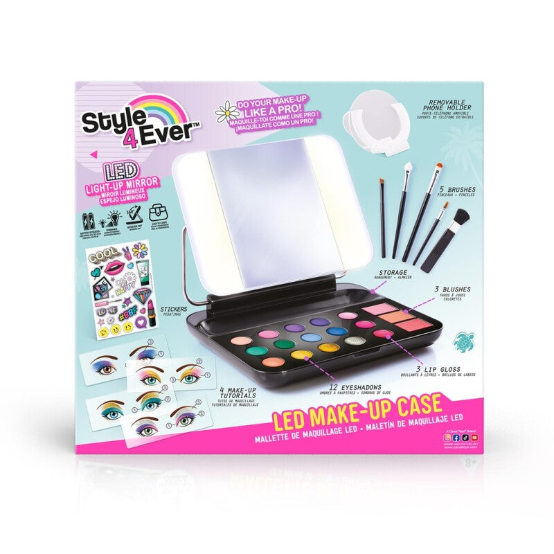 Style 4 Ever - Makeup etui m. LED-lys