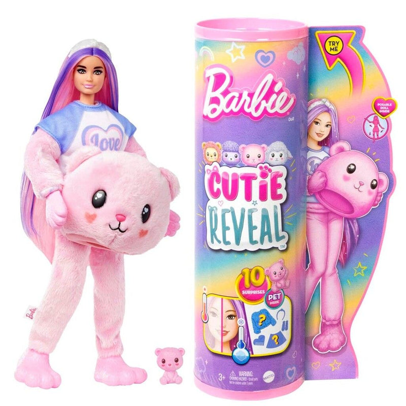 Barbie Cutie Reveal Barbie Cozy - Teddy Tee