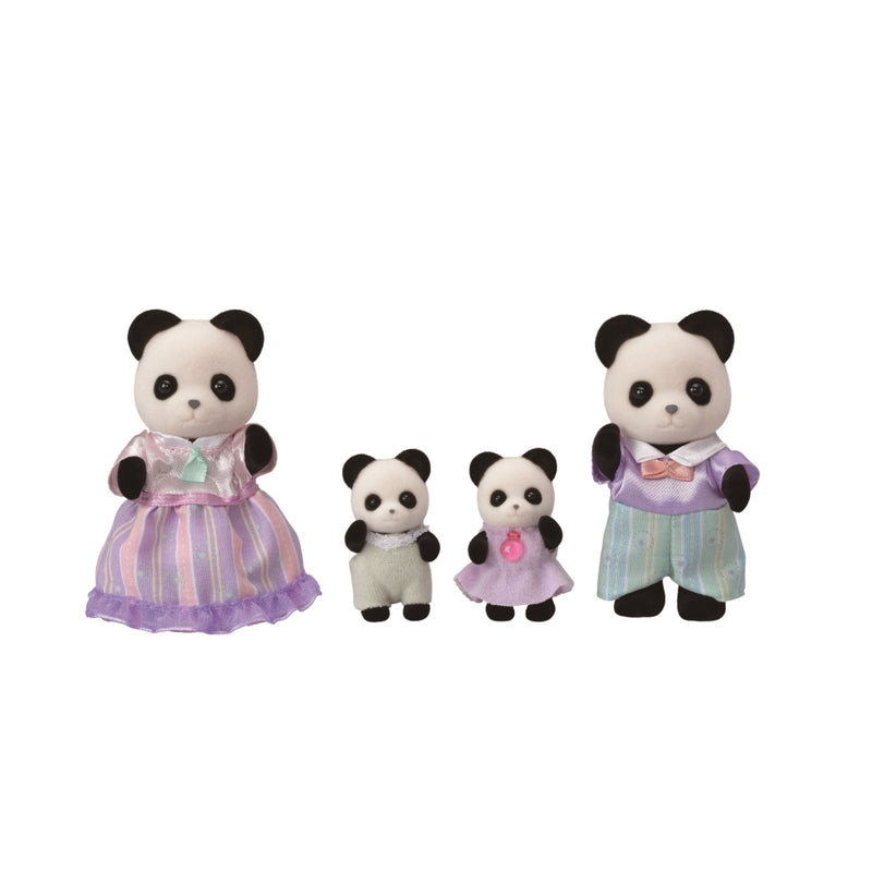 Sylvanian families - Familien Pandabjørn