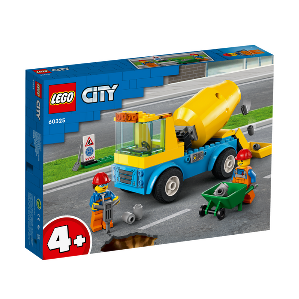 LEGO City 60325 - Lastbil med cementblander