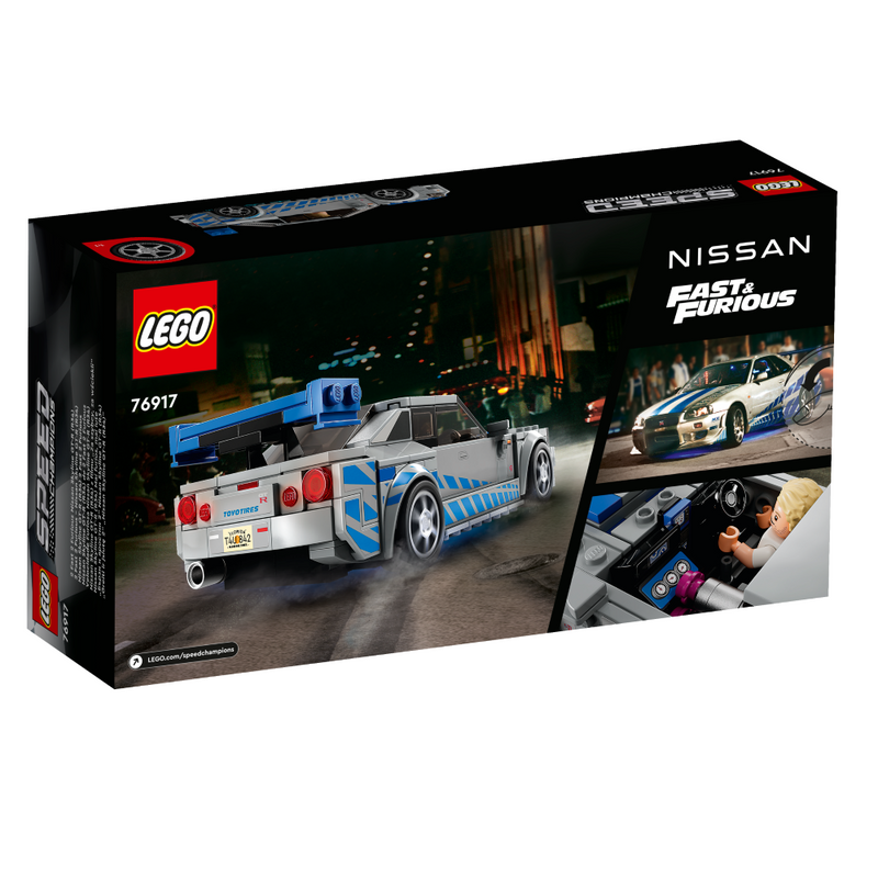 LEGO Speed Champions 76917 -  2 Fast 2 Furious Nissan Skyline GT-R (R34)