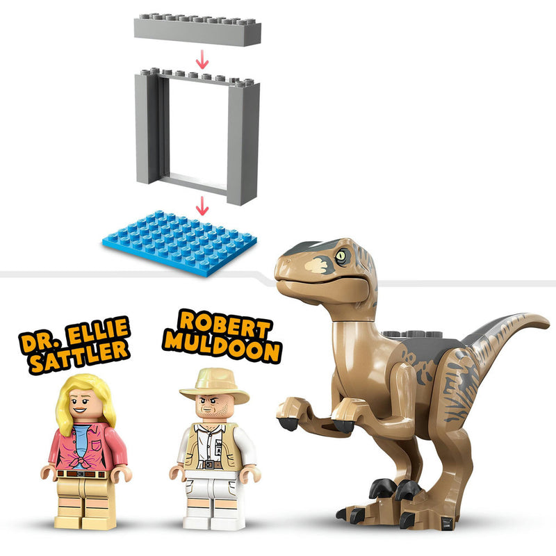 LEGO Jurassic World 76957 - Velociraptor-flugt