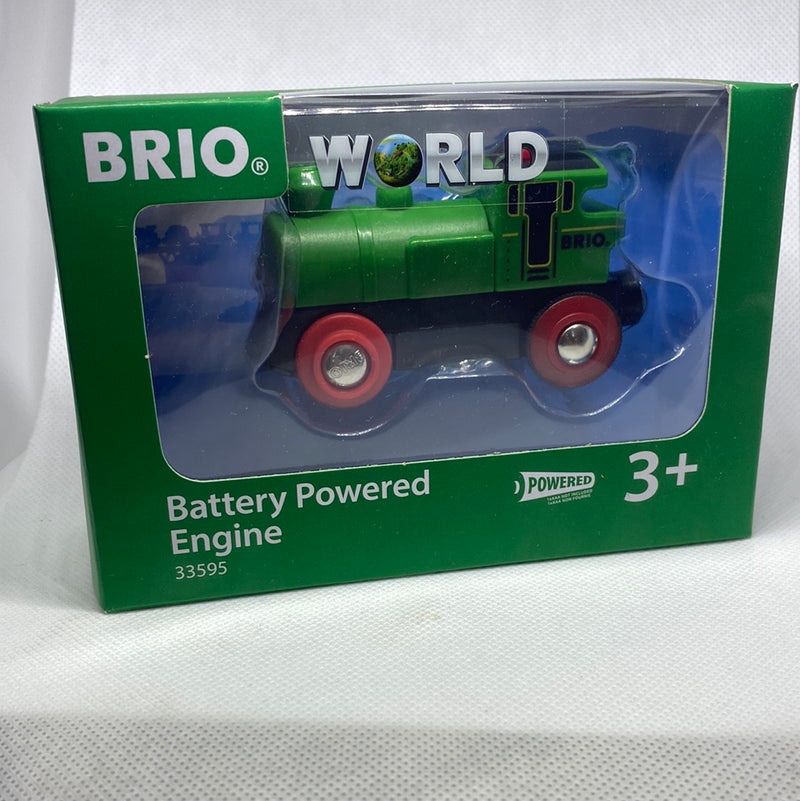 BRIO World - Batteridrevet tovejs lokomotiv, grønt/sort