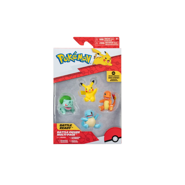 Pokémon - Battle Figurer 4-pak