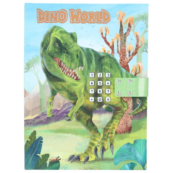 Dino World - Dagbog m. kode og lyd