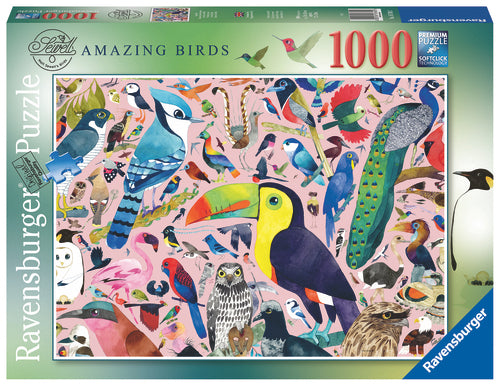 Ravensburger - Flotte fugle 1000 brikker