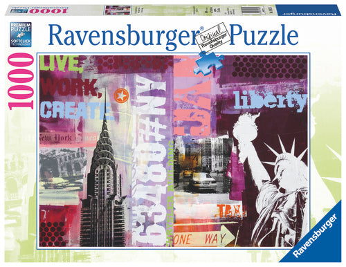 Ravensburger - New York collage 1000 brikker