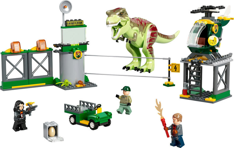 LEGO Jurassic World 76944 - T. rex på dinosaurflugt