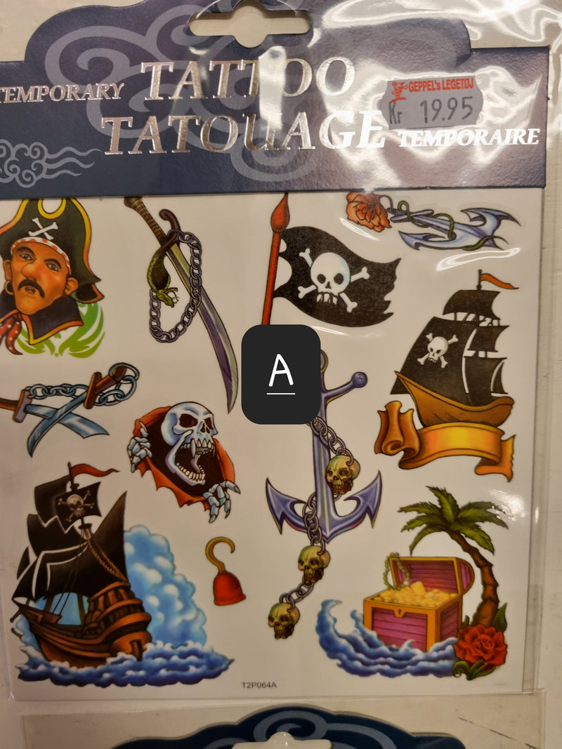 Temporary tattoo pirater