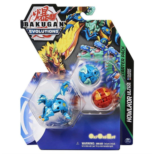 Bakugan - Startpakke - Howkor Blue Ultra