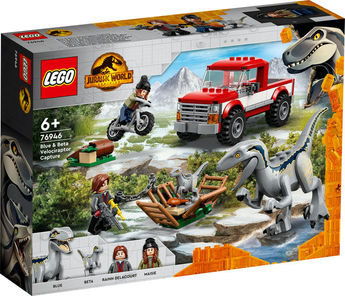 LEGO Jurassic World 76946 - Blue og Beta – velociraptor-fangst