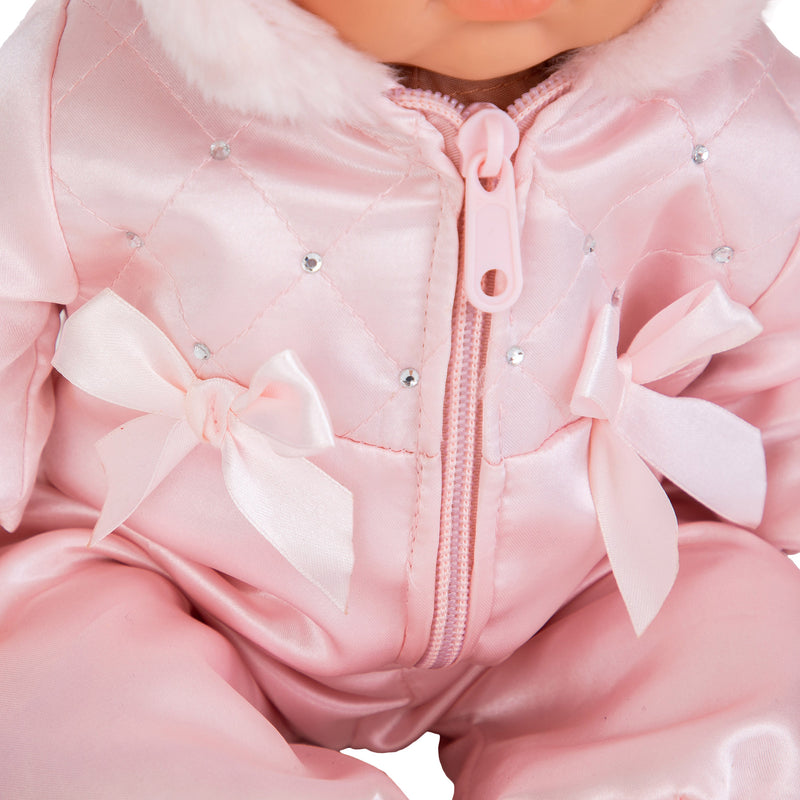 Tiny treasures - Bow Pink Snow Outfit