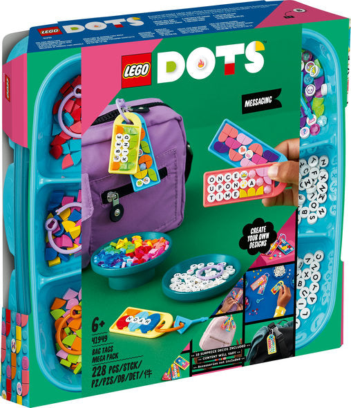 LEGO Dots - Taskevedhæng-megapakke – budskaber