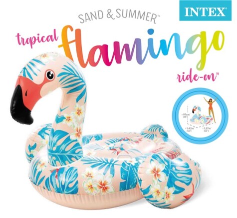 Intex - Tropisk flamingo badedyr