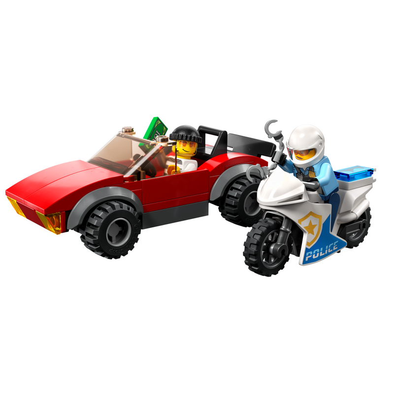 LEGO City 60392 - Politimotorcykel på biljagt