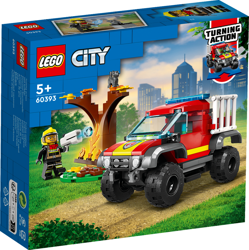 LEGO City 60393 - Firhjulstrukket redningsvogn