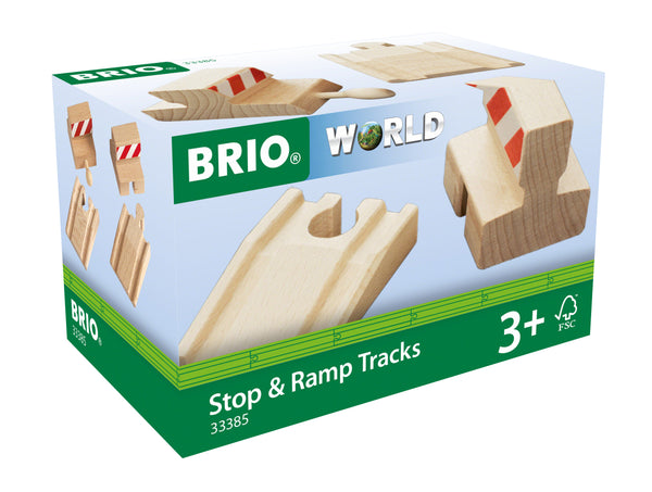 Brio World - Ramper med stopklodser