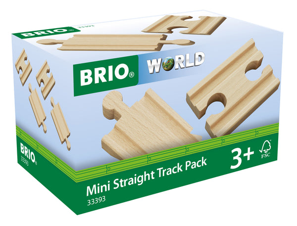Brio World 33393 - Lige skinner, mini