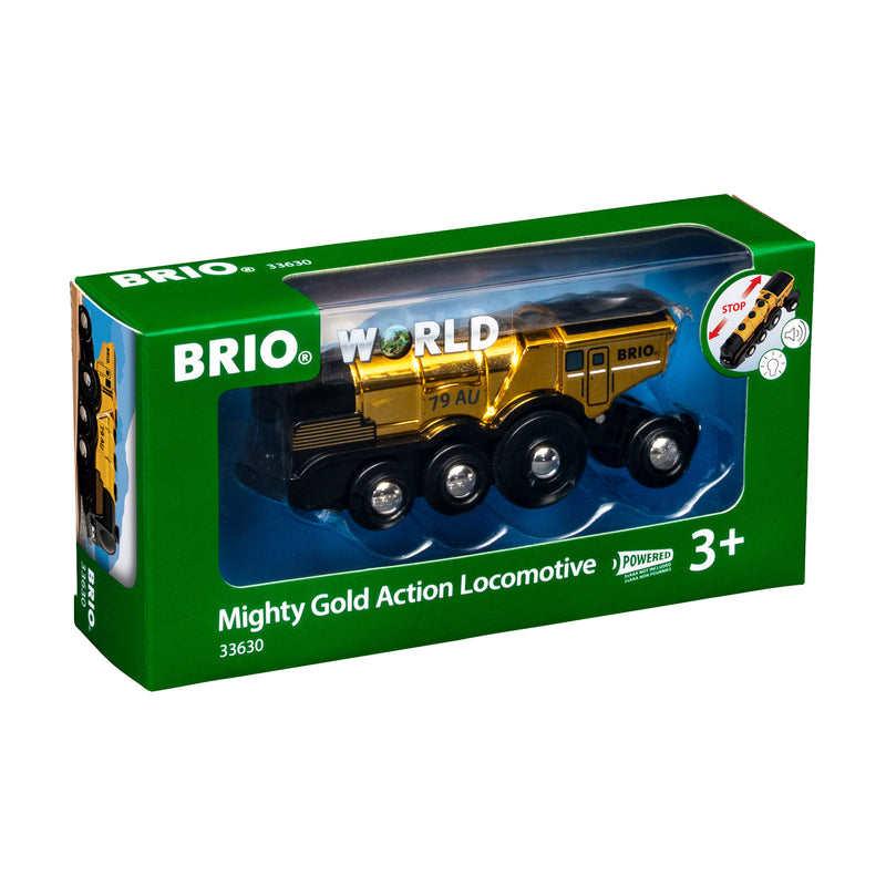 Brio World 33630 - Guld actionlokomotiv