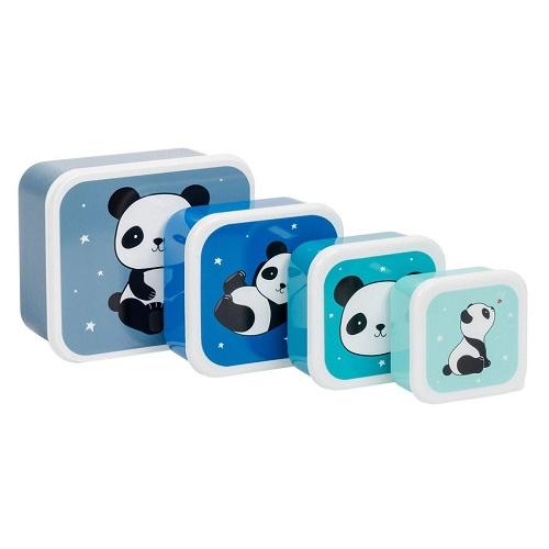 a Little Lovely Company - Snack Box med Pandaprint - a Little Lovely Company