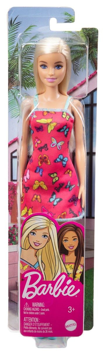 Barbie - Dukke med sommerfugle kjole