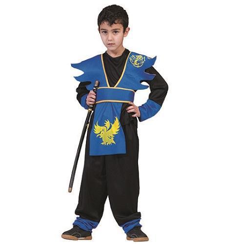 Blue Ninja Kostume - Funny Fashion