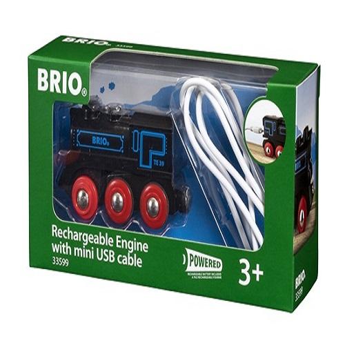 BRIO - Genopladeligt Lokomotiv med USB-Kabel - BRIO