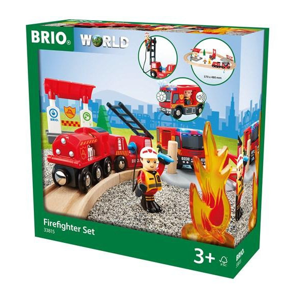 BRIO - World Togsæt med brandmandstema - BRIO
