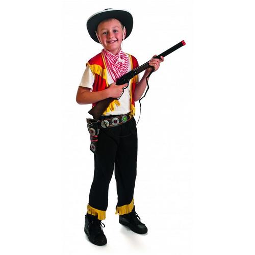 Cowboy dragt 7-9 år str. 140 cm - Funny Fashion