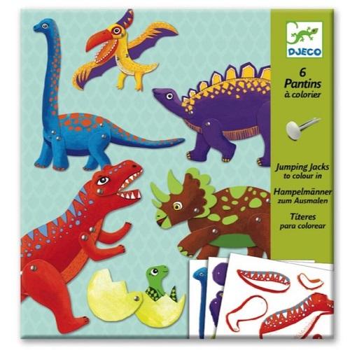 Djeco - Sprællemænd med dinosaurer - Djeco