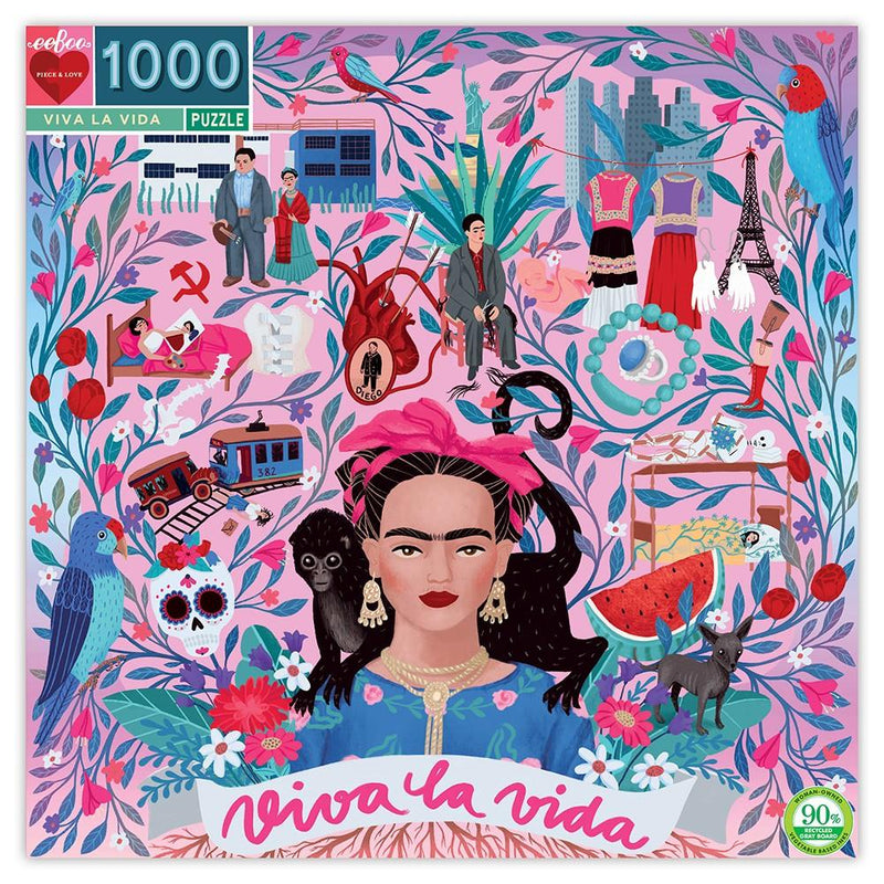 Eeboo - puslespil på 1000 brikker - Viva la Vida - eeboo