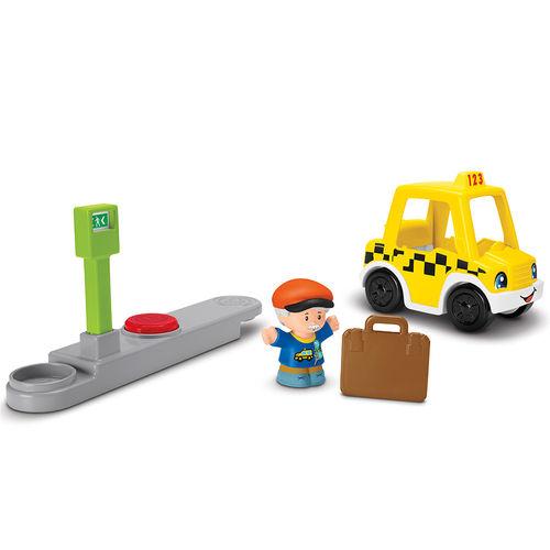 Fisher-Price - Little People - Gul Taxi - Fisher Price