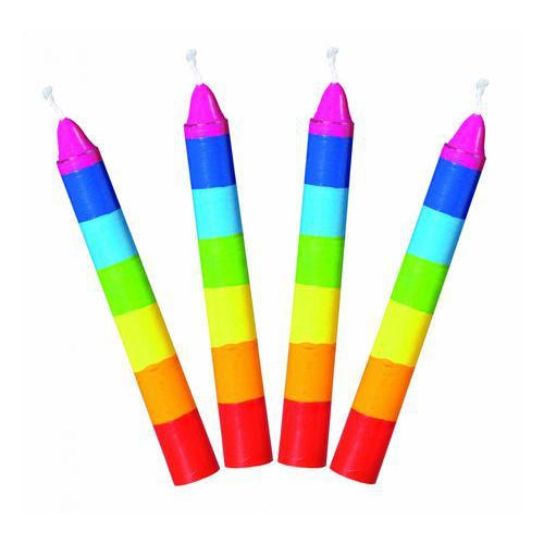 GOKI lys til fødselsdagstog - regnbuefarvet - GOKI