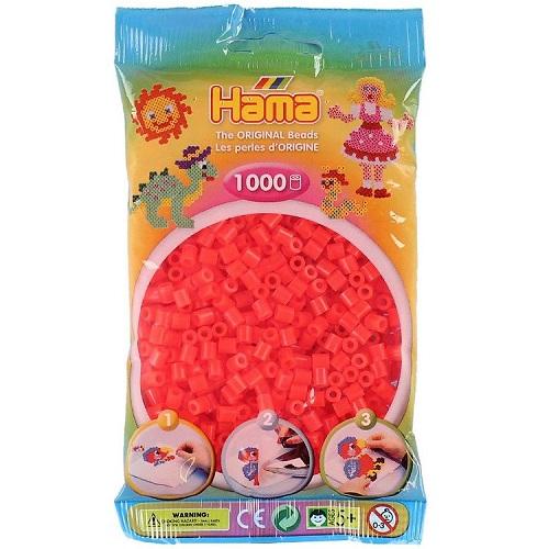 Hama perler - Neon rød - Hama