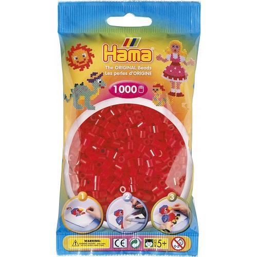 Hama - Transparent rød - Hama