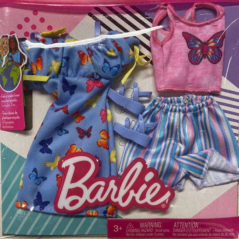 Barbie - Tøj med sommerfugle