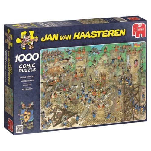 Jan van Haasteren puslespil - Krig på Borgen - Jan van Haasteren