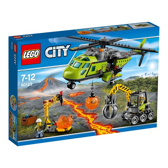 LEGO CITY Vulkan Forsyningshelikopter 60123 - Lego
