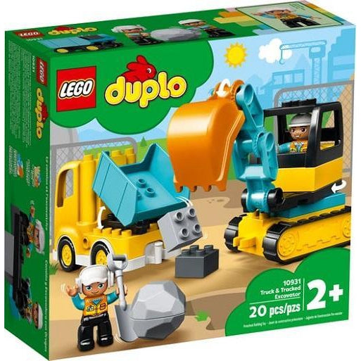 LEGO duplo 10931 - Lastbil og gravemaskine på larvefødder - LEGO
