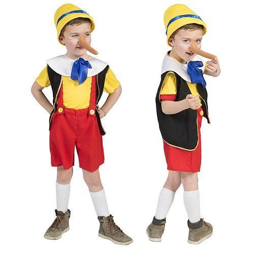 Pinocchio kostume - Funny Fashion
