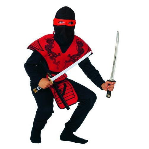 Rød Ninja Fighter - Funny Fashion
