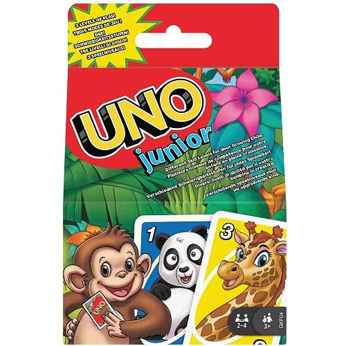 UNO Junior kortspil med 3 spilniveauer - Kids Basics