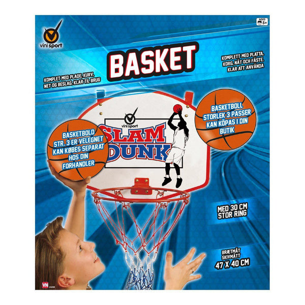 Vini Sport - Basketball kurv m/ring og plade - Vini Sport